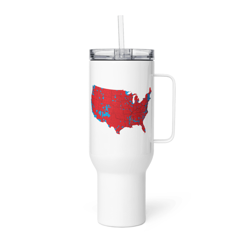 2024 Electoral Map 40 oz Travel Mug